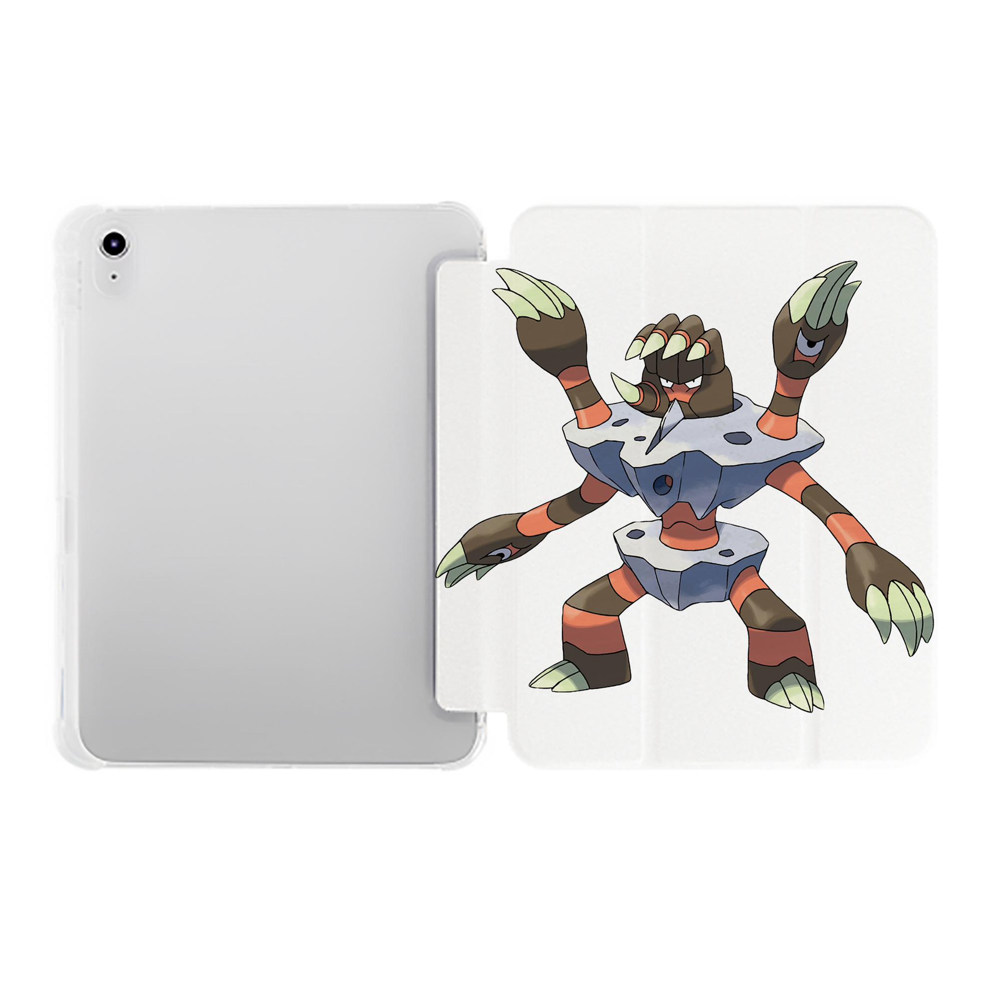 （画像用） ポケットモンスター Pokémon IPad ケース ペン収納付き 三つ折りスタンド PUレザー×シリコン 対応機種9.5/10.5/10.9インチ